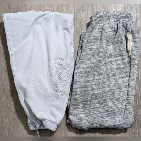PINK Victoria's Secret Pants - PINK Victoria's Secret Lot Bundle Of 2 Sweatpants - Preloved